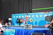 Deutsch: Gewichtheben bei den Olympischen Jugendspielen 2018; Tag 1, 7. Oktober 2018; Jungen 56 kg English: Weightlifting at the 2018 Summer Youth Olympics at 7 October 2018 – Boys' 56 kg