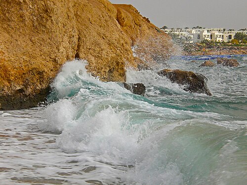 Wellen. Rotes Meer, Ägypten 2008 063WI