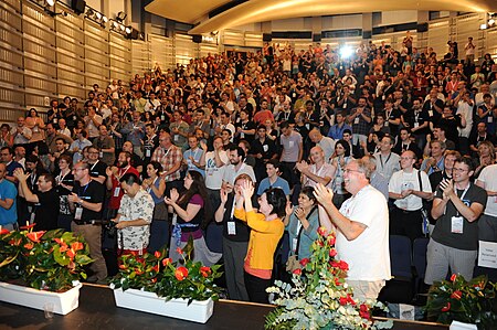 Wikimania 2011 - Closing ceremony (123).JPG