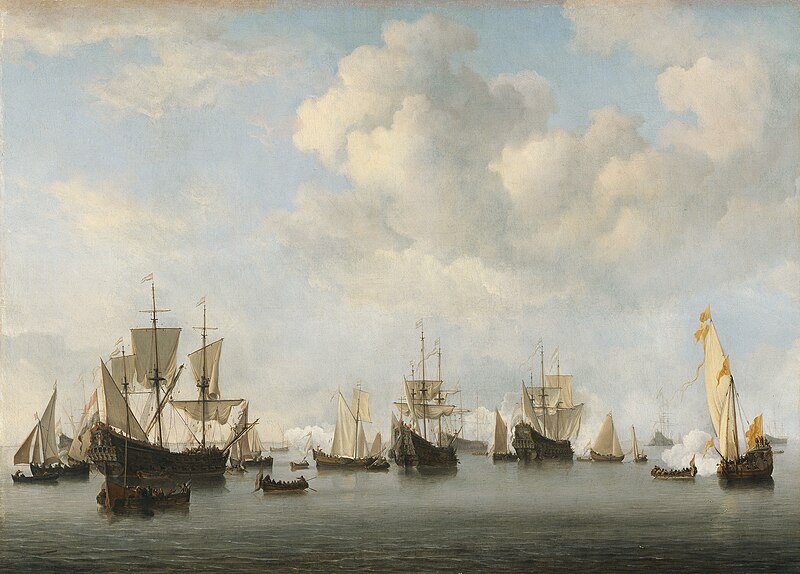 File:Willem van de Velde, the Younger, The Dutch Fleet in the Goeree Straits (Guinea) (1664).jpg