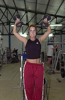 https://upload.wikimedia.org/wikipedia/commons/thumb/c/ca/Woman_fitness_training.JPEG/220px-Woman_fitness_training.JPEG