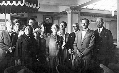 Fotografía del Congreso Universal de Esperanto de 1927.