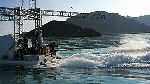 Filming of one of the scenes while in Mexico