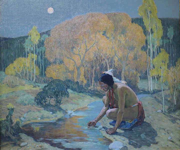 File:'Autumn Moon' by E. Irving Couse, 1927.jpg