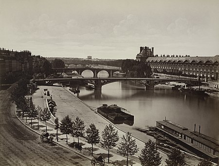Fail:Édouard Baldus, Pont Royal and Louvre - NYPL Digital Collections.jpg