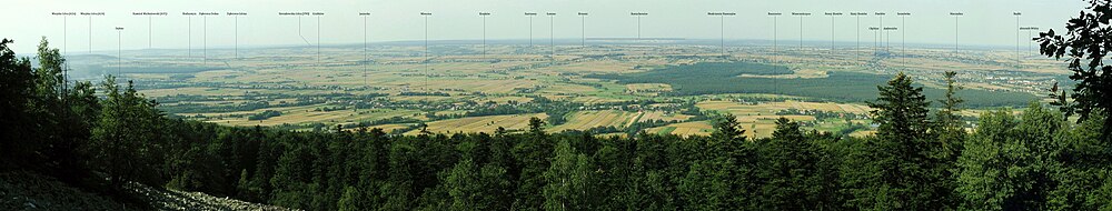 Panorama z gołoborza