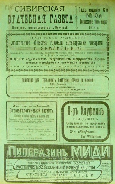 File:Сибирская врачебная газета. 1913. №10.pdf