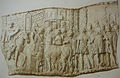 Tafel / Plate LXXV Deutsch: Begrüßung Traians durch Truppen English: Trajan greeted by his troops