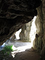 Català: Cova de Sant Miquel del Fai, entrada