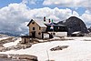 Antermoia refuge (''Il rifugio Antermoia''/''Die Antermoia-Schutzhütte'') viewed from the West