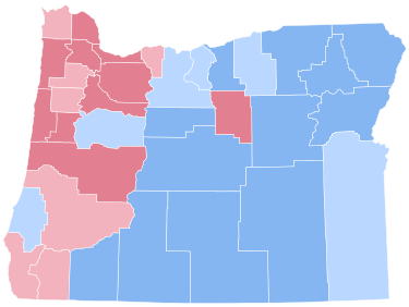 1916 Oregon Presidential Results by County.svg