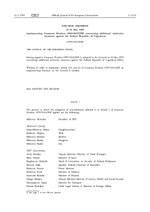 Thumbnail for File:1999-319-CFSP- Council Decision of 10 May 1999 implementing Common Position 1999-318-CFSP concerning additional restrictive measures against the Federal Republic of Yugoslavia (repealed) (EUD 1999-319 en).pdf