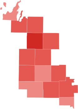 2006 MI-04 election results.svg