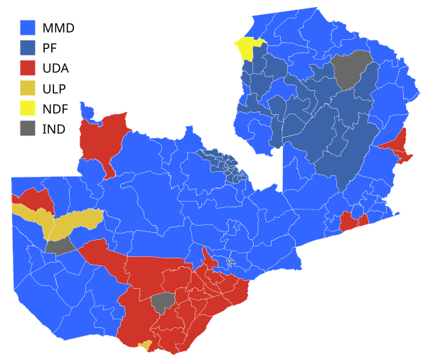 File:2006 Zambia National Assembly Election Results by Constituency.svg