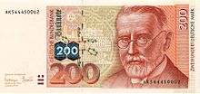 1996 series 200 Deutsche Mark banknote 200 DM 1996.jpg