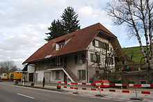 Partial half-timbered farm house in Hellsau 2011-11-30-Mezlando (Foto Dietrich Michael Weidmann) 263.JPG