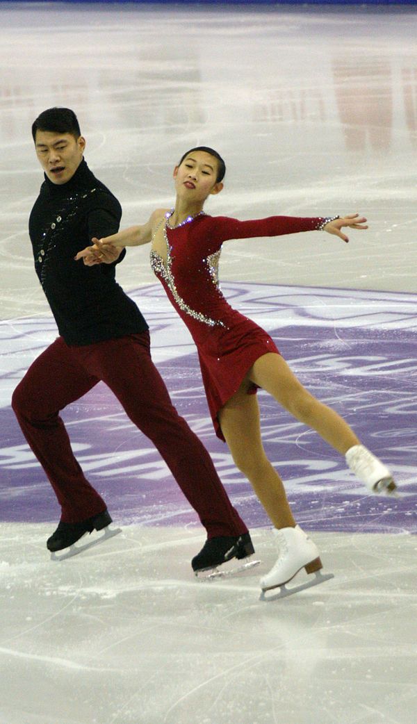 Zhang and Peng at the 2015–16 Grand Prix Final