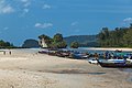 * Nomination Boats at Noppharat Thara Pier. Hat Noppharat Thara–Mu Ko Phi Phi National Park. Mueang Krabi District, Krabi Province, Thailand. --Halavar 10:08, 7 June 2017 (UTC) * Decline Sorry, but this one is out of focus. --Ermell 12:35, 7 June 2017 (UTC)