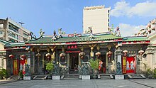 Kheng Hock Keong, of the Chinese community in Yangon, Burma, is a temple enshrining Mazu. 2016 Rangun, Kheng Hock Keong (01).jpg