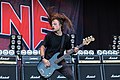 Justin Street from Airbourne at the Nova Rock 2017