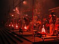 2019 Benaras Ganga Aarti near Aassi Ghat 22