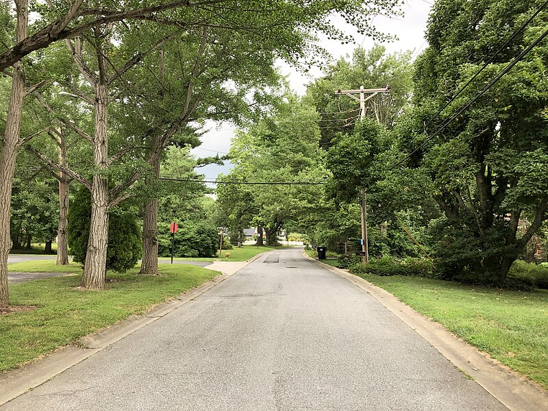 File:2022-07-29 17 38 49 View northwest along Millers Road at Orchard Road in Ardentown, New Castle County, Delaware.jpg