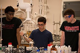 Incoming new students can participate in research projects with their professors and returning upper classmen during the summer prior to their enrollment.