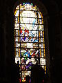 Bunte Bleiglasfenster-Die Bibel in Bildern- Verständlich auch für die weder Lesen und noch Schreiben könnende Bevölkerung vergangener Zeiten-Kirchenfenster-Stained glass-Vitrail,Vitraux-Conduzca la ventana de cristal-Vidrio de Color-Vidro manchado-Eglise Notre Dame Saint Thegonnec(1600-1800)-Bretagne