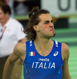 Gianmarco Tamberi Italian high jumper