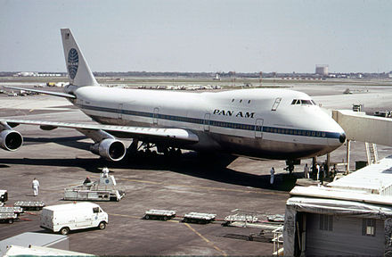 Pan Am Boeing 747-100 ("Clipper Star of the Union") at John F. Kennedy Airport in May 1973