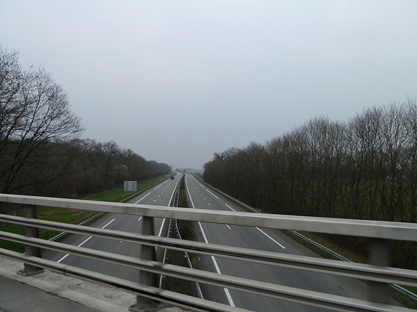 A64 autoroute is a motorway in south western France, at Pau here.