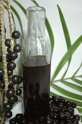 <span class="mw-page-title-main">Açaí oil</span> Oil used in foods and cosmetics