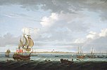 Shipping off Madras, 1780