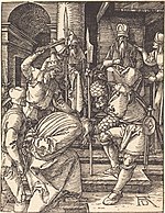 Albrecht Dürer, Christ before Annas, probably c. 1509-1510, NGA 6762.jpg