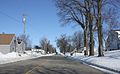 Looking north at the unincorporated community of Alto, Wisconsin.   This file was uploaded with Commonist.