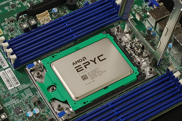 A second generation Epyc CPU in an SP3 socket