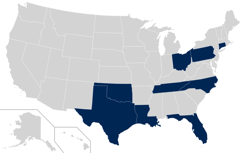 File:American Athletic Conference Map.png