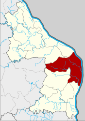 District de Mueang Nakhon Phanom - Carte