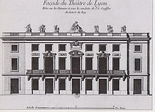 Lyon'daki eski Soufflot tiyatrosu