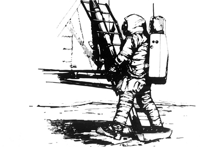 21 July, 02:56: First step on the Moon by Armstrong (4d 13h).