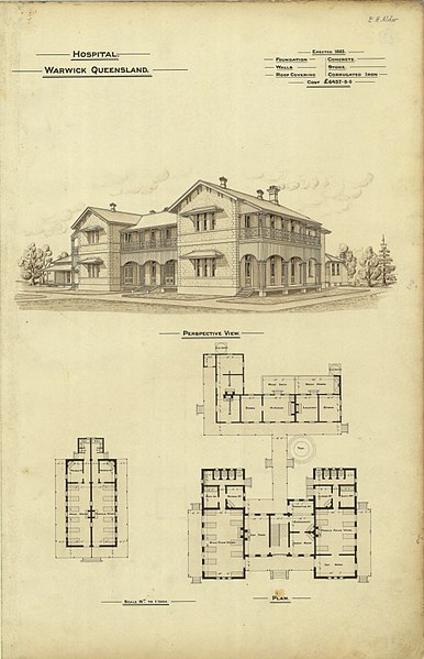 File:Architectural plans of hospital, Warwick, 1888.jpg