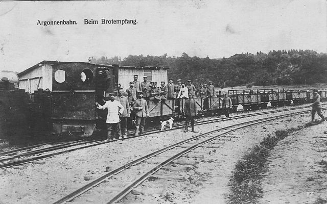 Argonnenbahn, narrow gauge (600mm) battle field railway