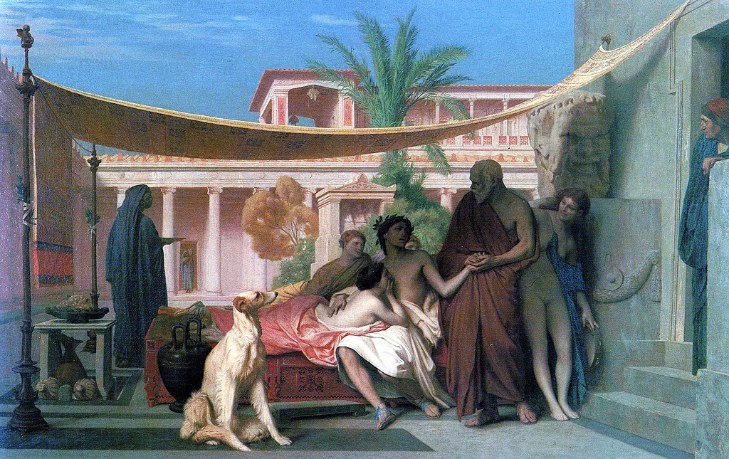 Socrates Seeking Alcibiades in the House of Aspasia, 1861