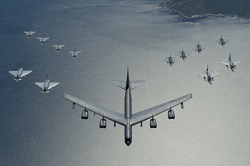 File:B-52 Stratofortress leads a formation over the Baltic Sea (2).jpg