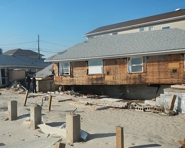 Hurricane Sandy damage