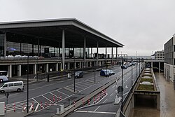 Veduta dell'aeroporto nel giorno della sua apertura