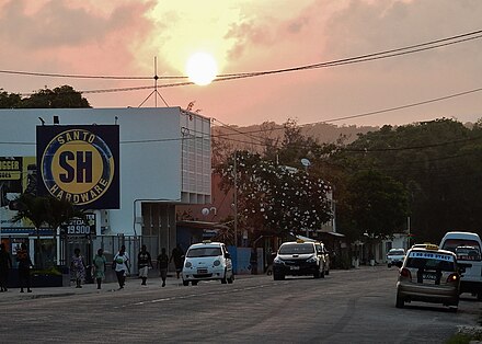 Luganville at sunset