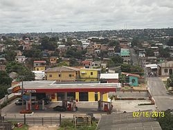 Vista parcial do bairro Novo Aleixo.