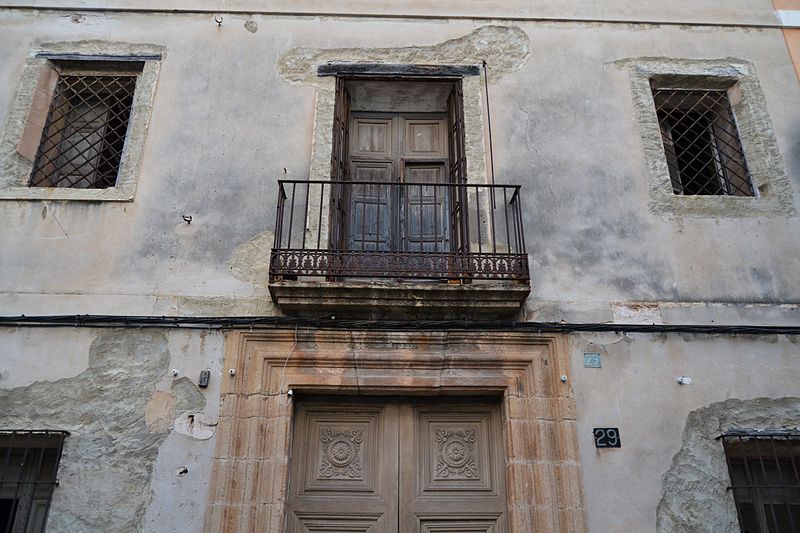 File:Balcó de la casa forta dels carrers Dénia i Sol, Ondara.JPG