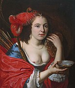 La esposa del artista Anna du Pire como Granida